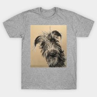 Scruffy Beddy/whippet Lurcher T-Shirt